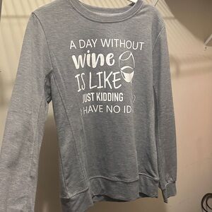 Gray Graphic Sweatshirt
